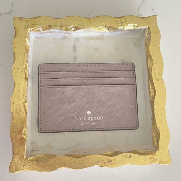 Kate Spade Greta Court Graham Glitter card holder City Scape - Picture 2 of 3